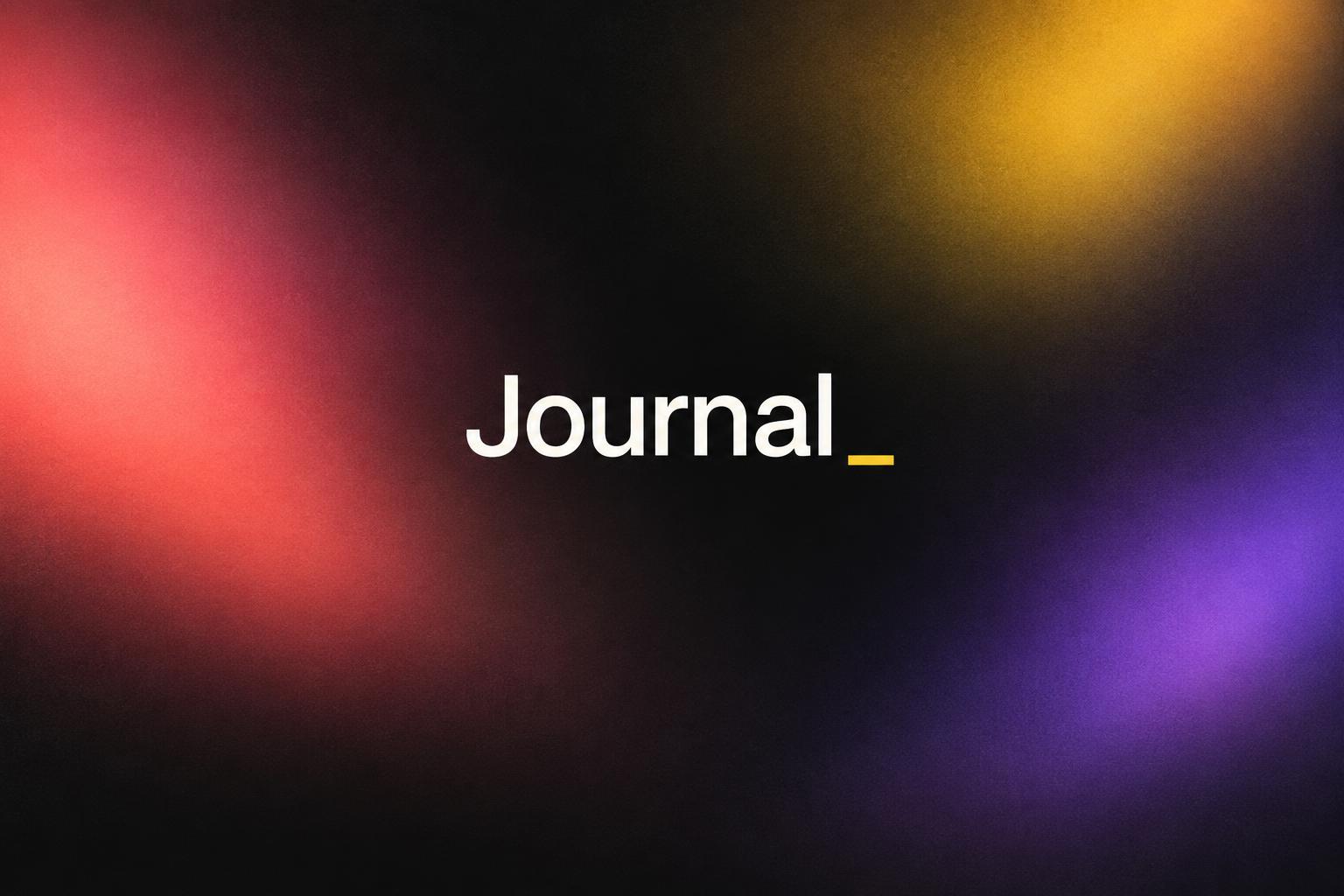 What eighteen months of brand drift looks like journal cover